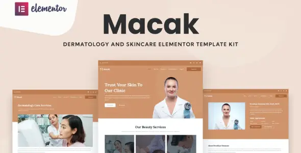 Macak – Dermatology Clinic Elementor Template Kit